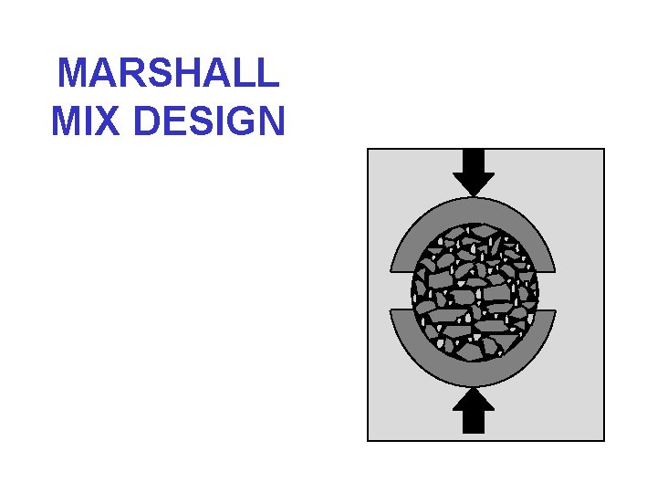 MARSHALL MIX DESIGN 