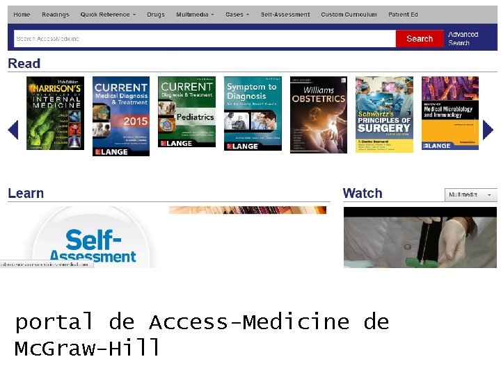 portal de Access-Medicine de Mc. Graw-Hill 