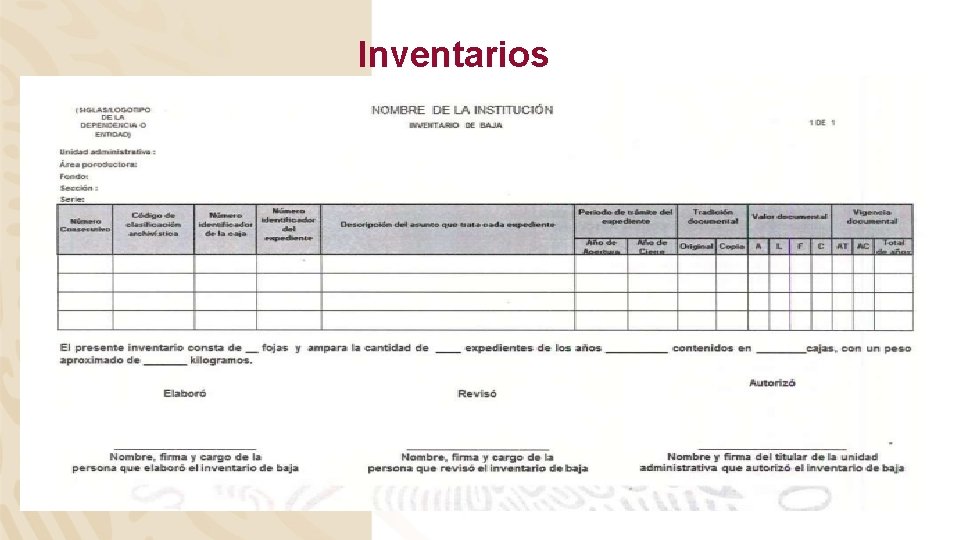 Inventarios 