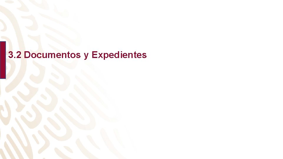 3. 2 Documentos y Expedientes 