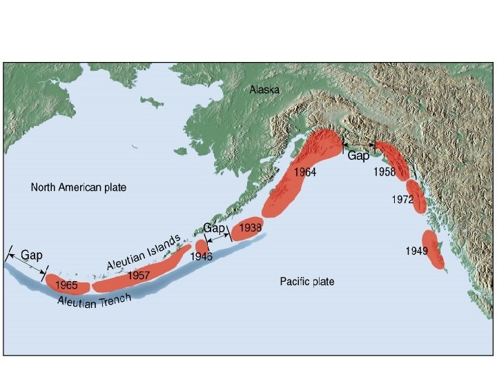 Seismic Gaps at the Aleutian Islands SUBDUCTION ZONE 