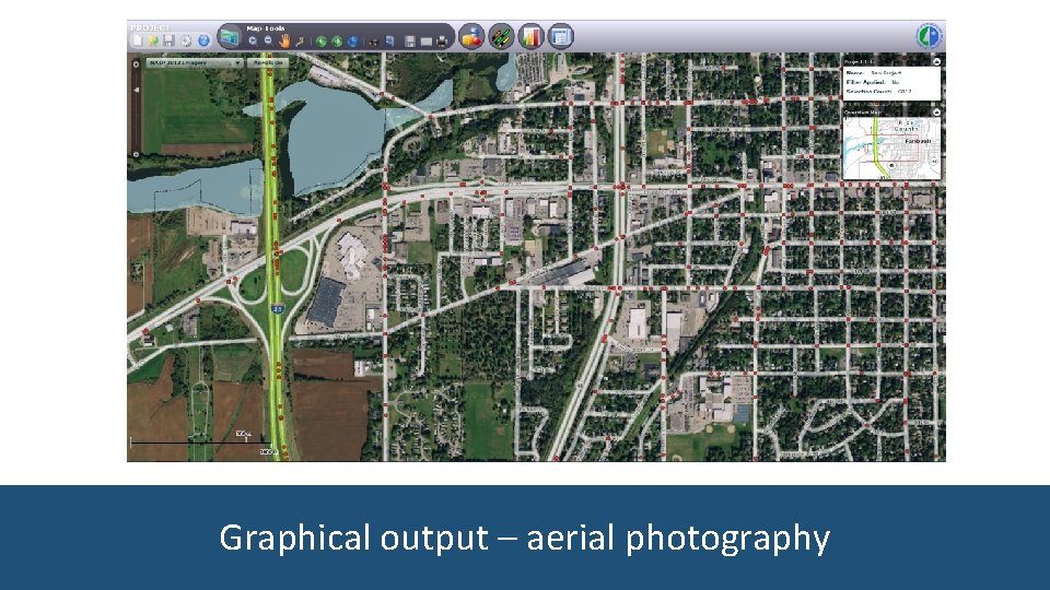 Graphical output – aerial photography 