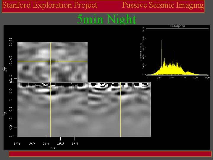 Stanford Exploration Project Passive Seismic Imaging 5 min Night 