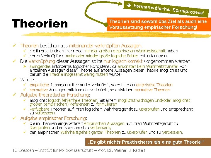  ‚hermen eutischer S Theorien piralprozes s‘ Theorien sind sowohl das Ziel als auch