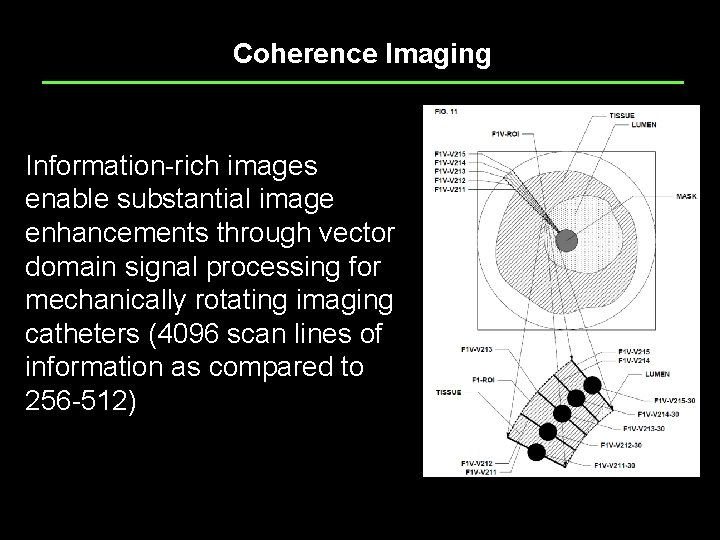 Coherence Imaging Information-rich images enable substantial image enhancements through vector domain signal processing for