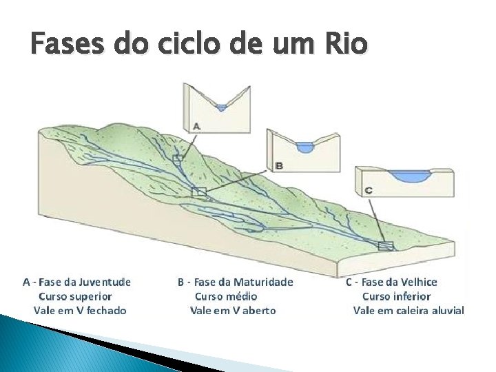 Fases do ciclo de um Rio 