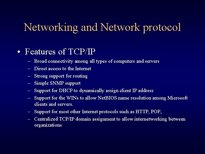 Starting Windows NT An overview and introduction Instructor