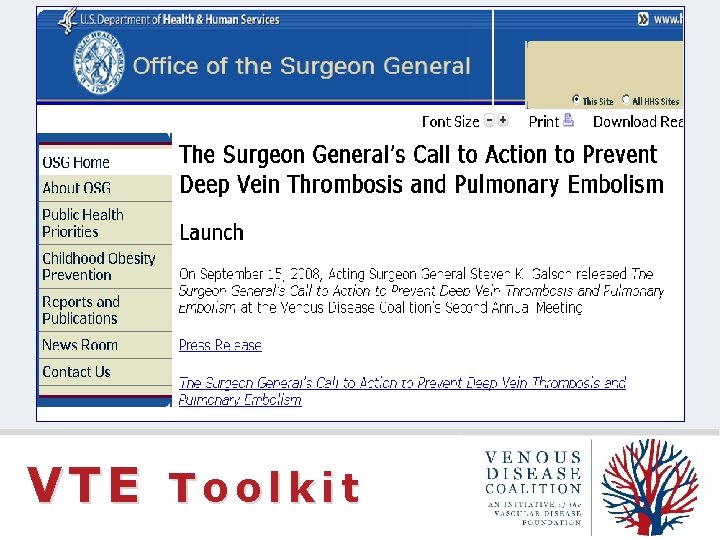 VTE Toolkit 