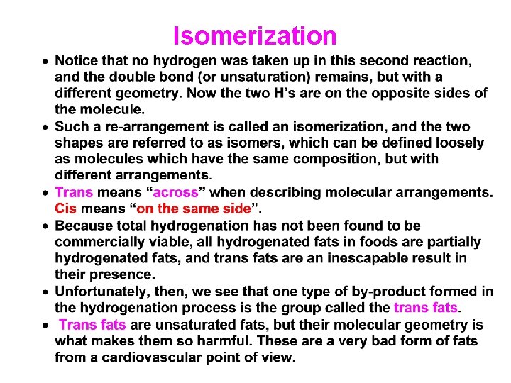 Isomerization 