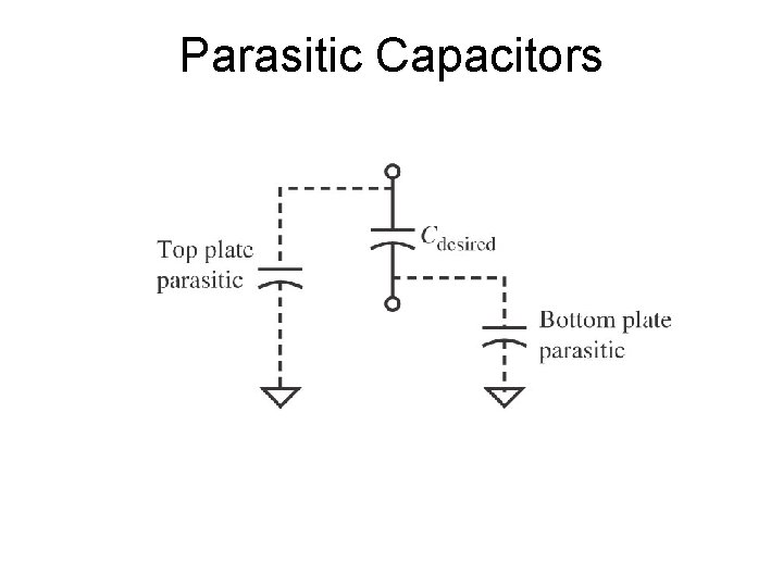 Parasitic Capacitors 