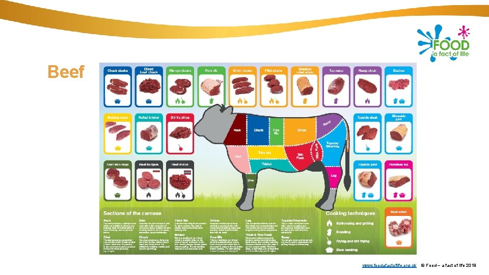 Beef www. foodafactoflife. org. uk © Food – a fact of life 2019 