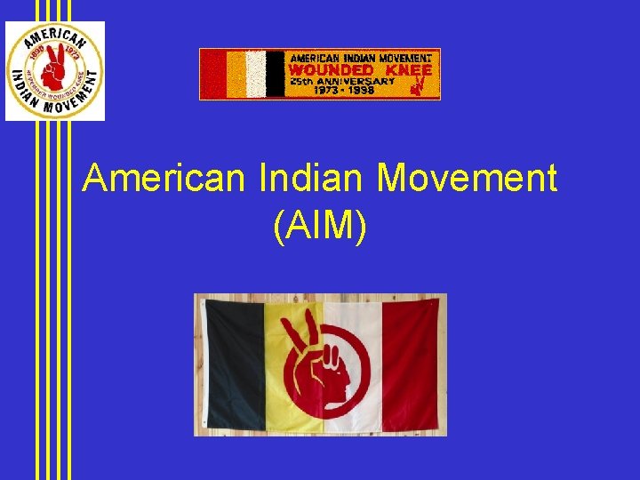 American Indian Movement (AIM) 