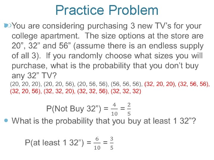 Practice Problem 