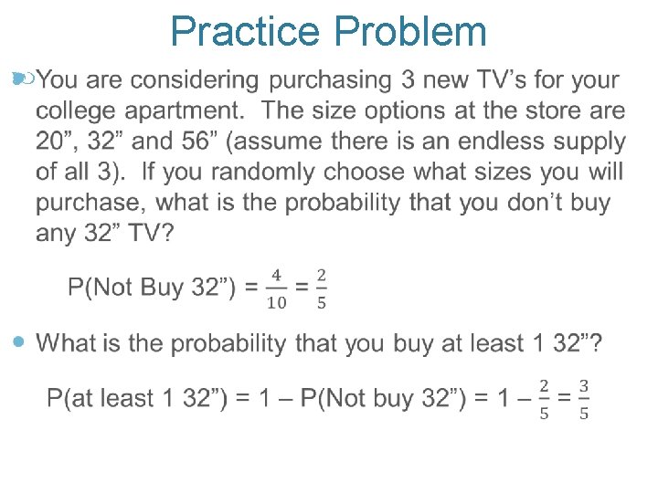 Practice Problem 