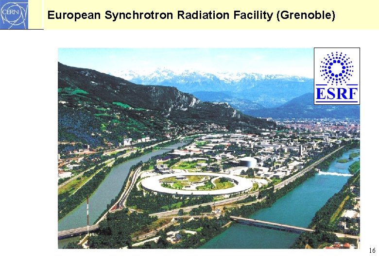 European Synchrotron Radiation Facility (Grenoble) 16 
