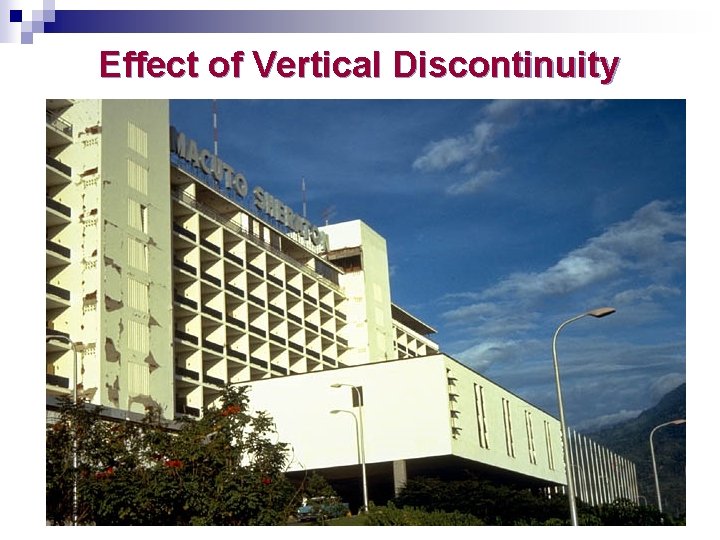 Effect of Vertical Discontinuity 