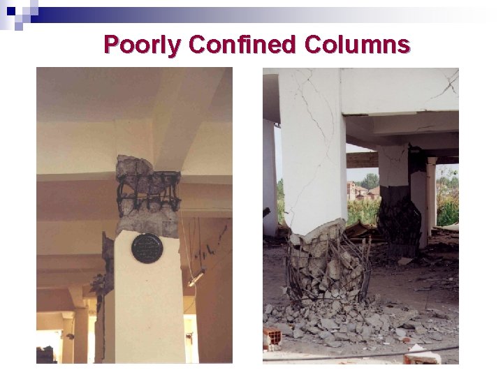 Poorly Confined Columns 