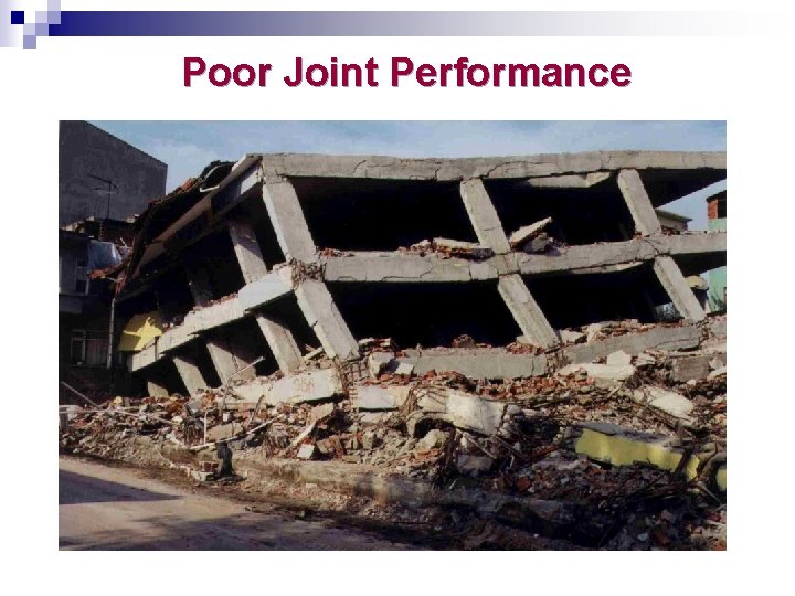 Poor Joint Performance 