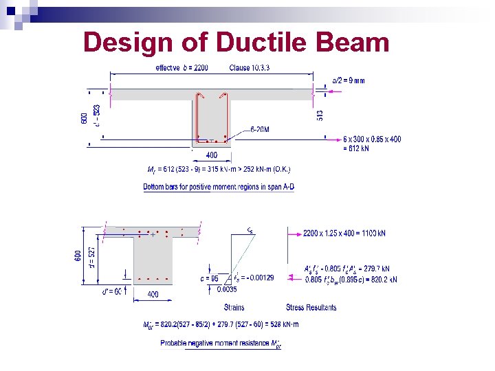 Design of Ductile Beam 