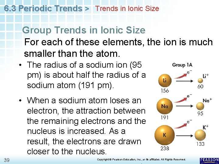 6. 3 Periodic Trends > Trends in Ionic Size Group Trends in Ionic Size