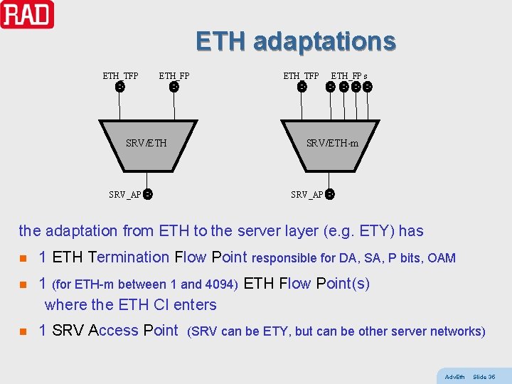 ETH adaptations ETH_TFP ETH_FP SRV/ETH SRV_AP ETH_TFP ETH_FP s SRV/ETH-m SRV_AP the adaptation from