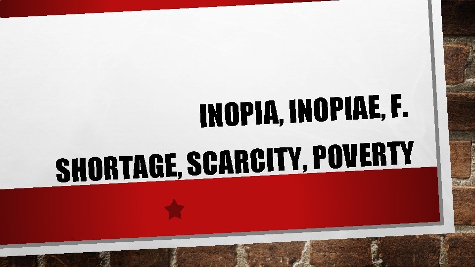 . F , E A I P O N I , A INOPI Y . F , E A I P O N I , A INOPI Y
