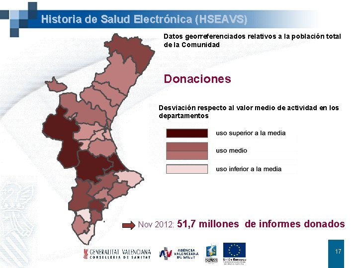 Historia de Salud Electrónica (HSEAVS) Datos georreferenciados relativos a la población total de la