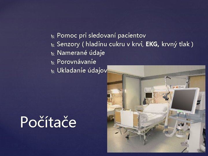 Sasnos INFORMATIKA A ZDRAVOTNCTVO Minulos Sasnos Budcnos Rozvoj informatiky