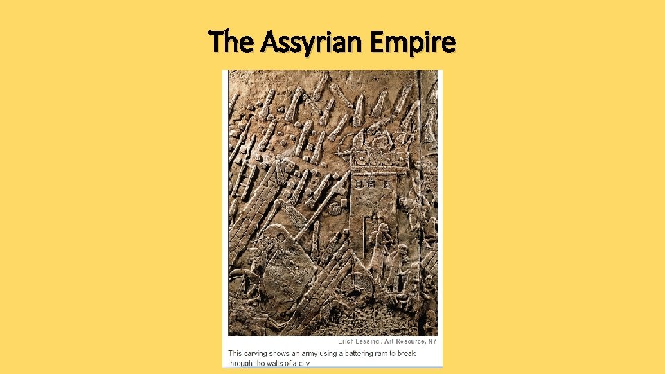 The Assyrian Empire 