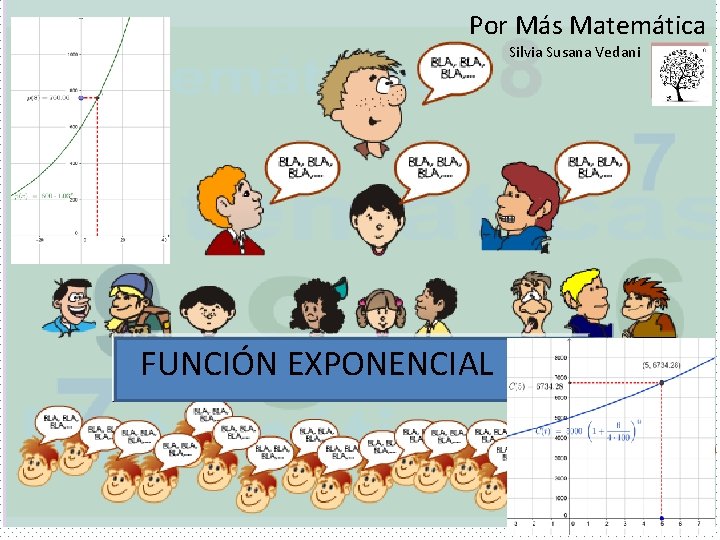 Por Más Matemática Silvia Susana Vedani FUNCIÓN EXPONENCIAL 