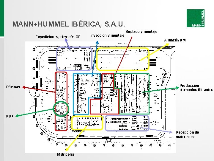 MANN+HUMMEL IBÉRICA, S. A. U. Expediciones, almacén OE Inyección y montaje Soplado y montaje MANN+HUMMEL IBÉRICA, S. A. U. Expediciones, almacén OE Inyección y montaje Soplado y montaje