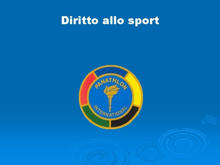 Diritto allo sport 