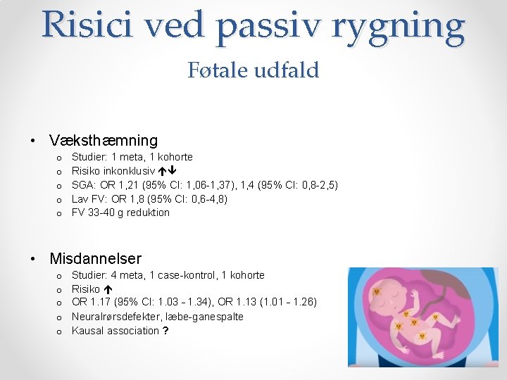 Passiv Rygning Tobak og graviditet DSOG guideline Christiansminde Svendborg d