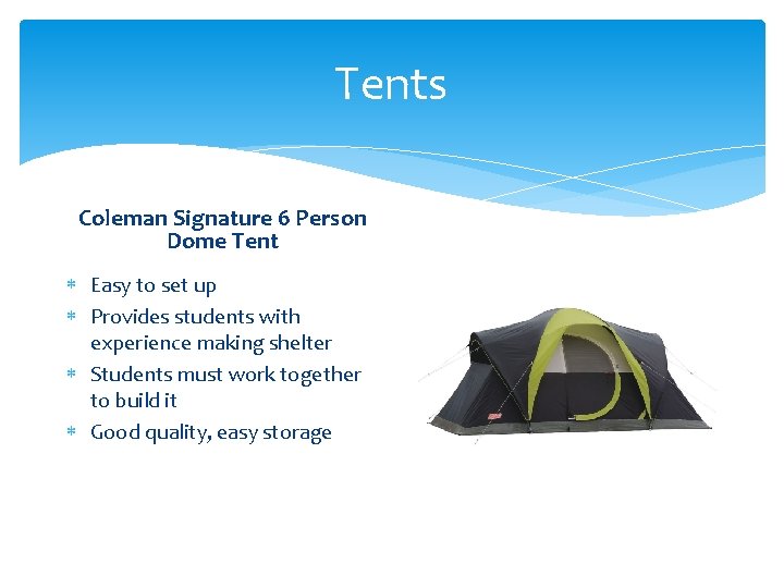 Tents Coleman Signature 6 Person Dome Tent Easy to set up Provides students with