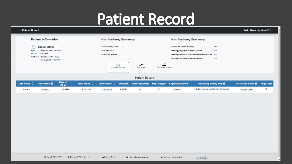 Patient Record 