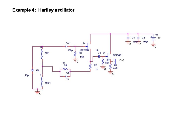 Example 4: Hartley oscillator 