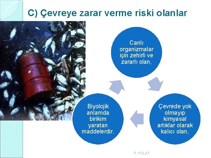 C) Çevreye zarar verme riski olanlar Canlı organizmalar için zehirli ve zararlı olan, Biyolojik C) Çevreye zarar verme riski olanlar Canlı organizmalar için zehirli ve zararlı olan, Biyolojik