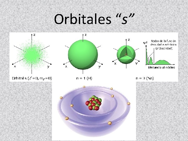 Orbitales “s” 7 