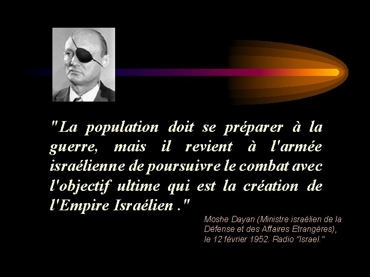 "La population doit se préparer à la guerre, mais il revient à l'armée israélienne