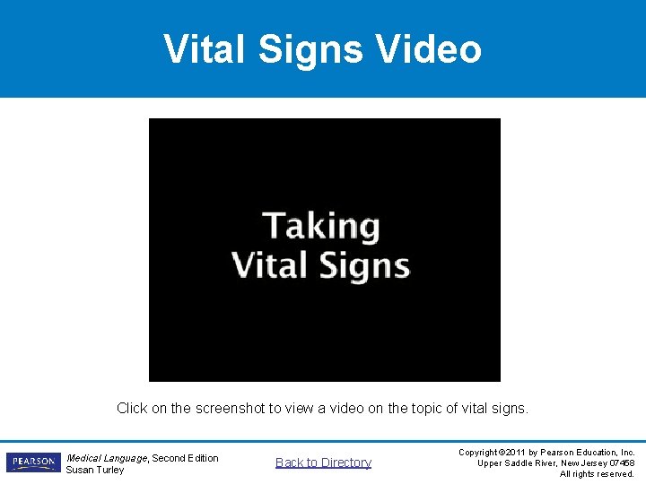 Vital Signs Video Click on the screenshot to view a video on the topic Vital Signs Video Click on the screenshot to view a video on the topic