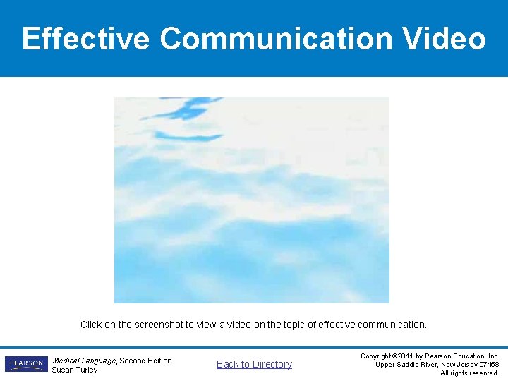 Effective Communication Video Click on the screenshot to view a video on the topic Effective Communication Video Click on the screenshot to view a video on the topic