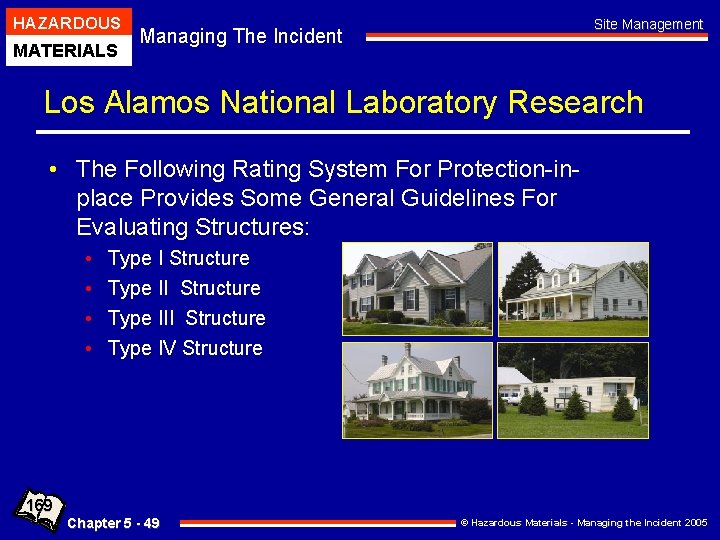 HAZARDOUS MATERIALS Site Management Managing The Incident Los Alamos National Laboratory Research • The