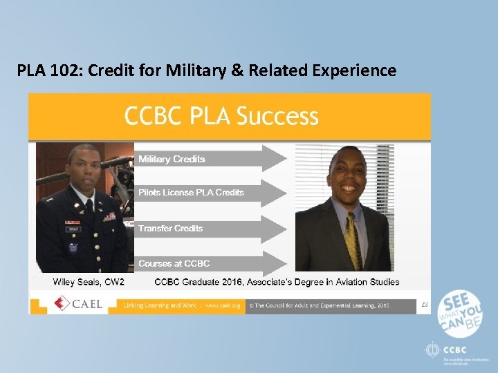 PLA 102: Credit for Military & Related Experience 