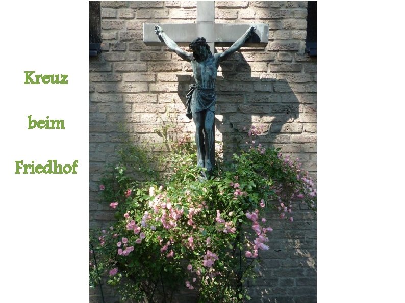 Kreuz beim Friedhof 