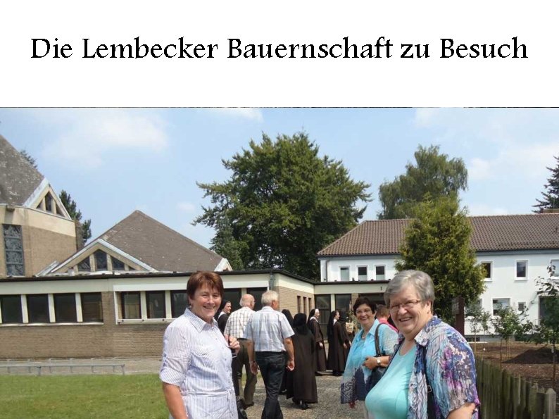 Die Lembecker Bauernschaft zu Besuch 