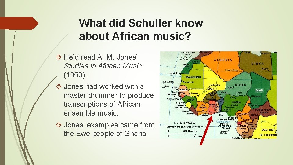 What did Schuller know about African music? He’d read A. M. Jones’ Studies in