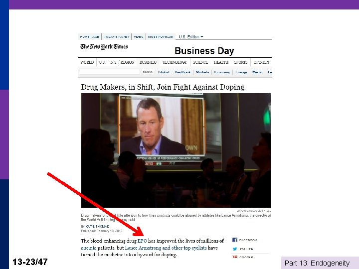 13 -23/47 Part 13: Endogeneity 