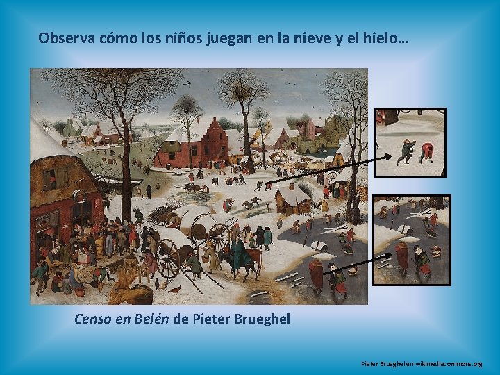 Observa cómo los niños juegan en la nieve y el hielo… Censo en Belén