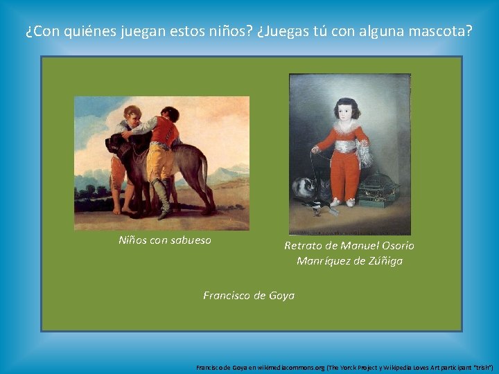 ¿Con quiénes juegan estos niños? ¿Juegas tú con alguna mascota? Niños con sabueso Retrato