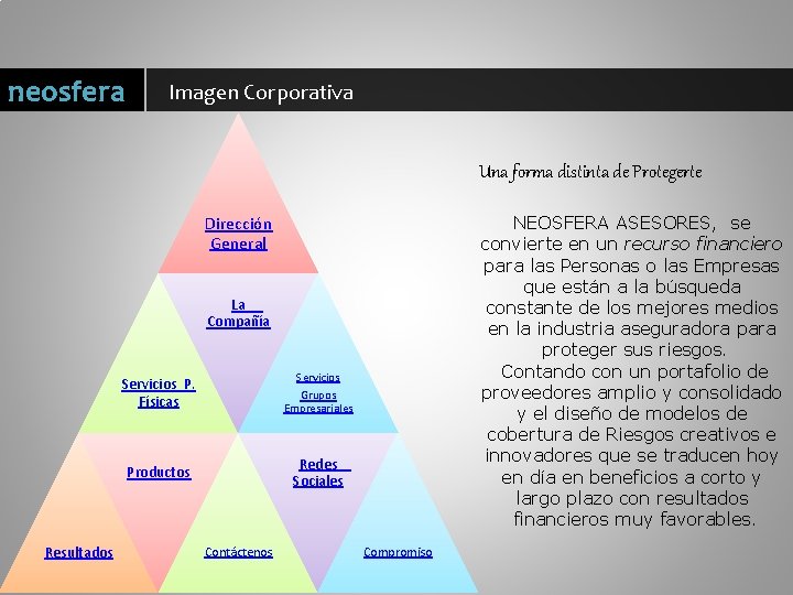 neosfera Imagen Corporativa Una forma distinta de Protegerte NEOSFERA ASESORES, se convierte en un